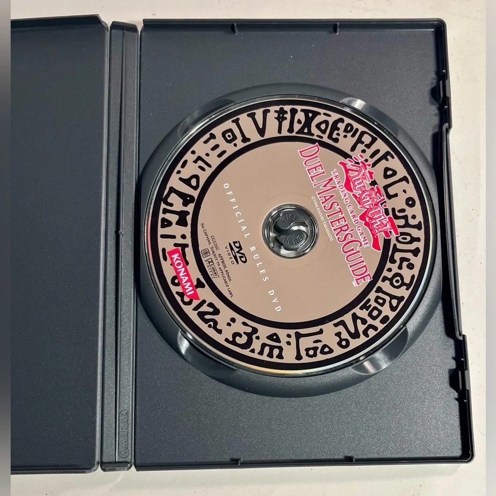 Yu-Gi-Oh Duel Masters Guide Official Rules DVD 1996 Konami Rare OOP
